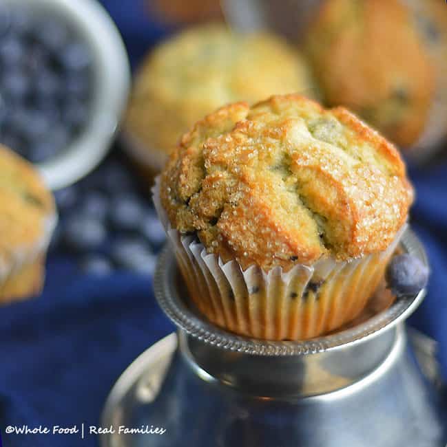 These Healthy Blueberry Lemon Muffins are going to be your new favorite muffin. They taste so fresh and delicious you're going to have a hard time eating just one (or two, or three). They also freeze great for an easy weekday breakfast.