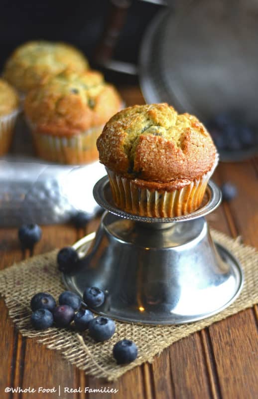 These Healthy Blueberry Lemon Muffins are going to be your new favorite muffin. They taste so fresh and delicious you're going to have a hard time eating just one (or two, or three). They also freeze great for an easy weekday breakfast.