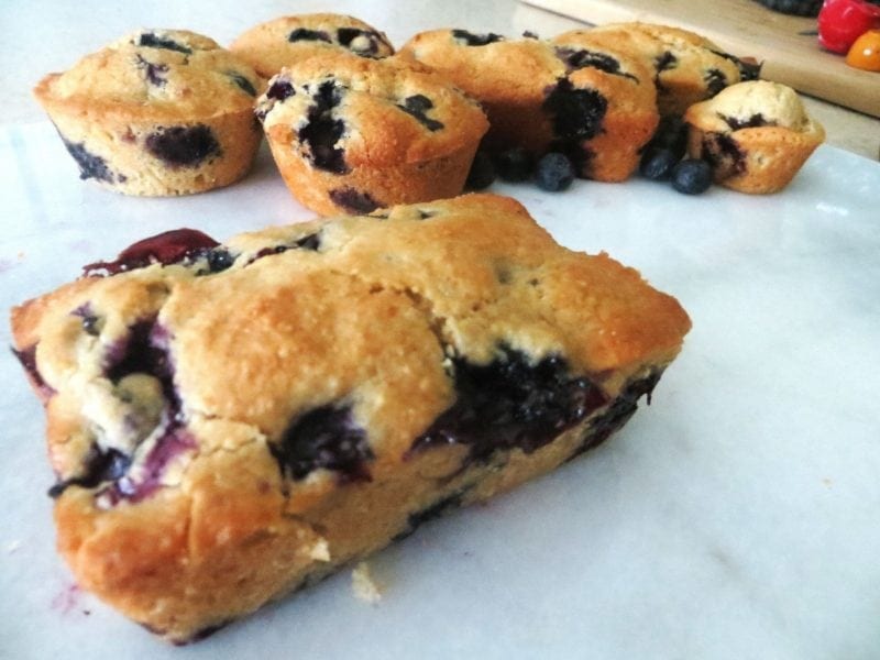 Blueberry Muffins with Lemon Zest