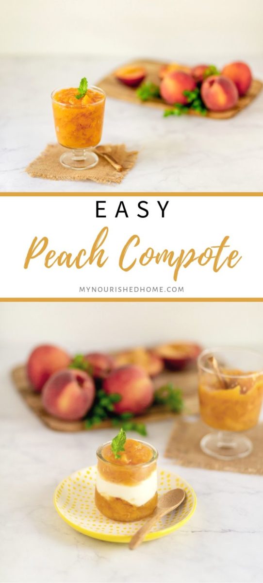 Peach compote recipe