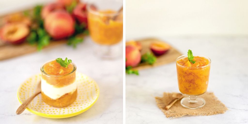 how to make peach compote