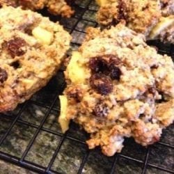 Oatmeal Apple Raisin Breakfast Cookies