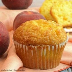 Ginger Peach Muffins