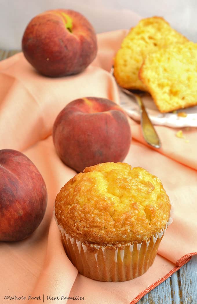 Ginger Peach Muffins