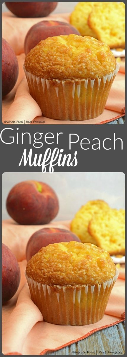 Ginger Peach Muffins