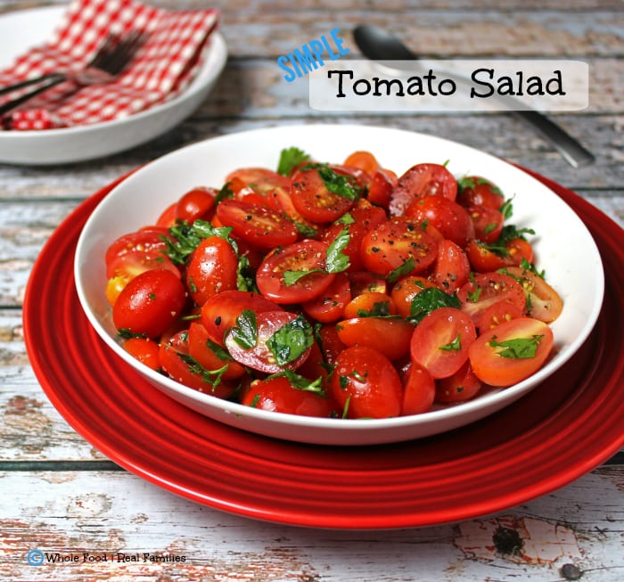 Simple Tomato Salad | My Nourished Home