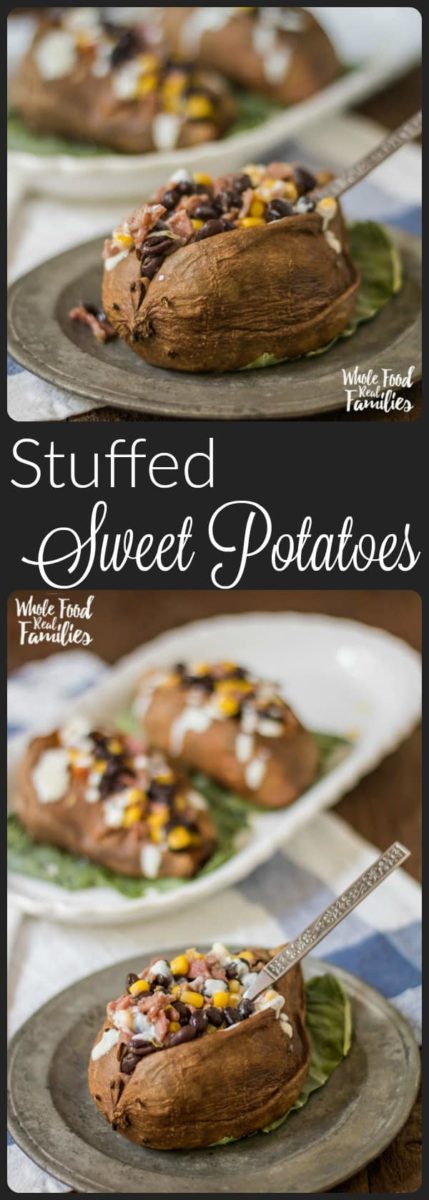 Stuffed Sweet Potatoes are the love child of two of my kids' favorite foods. Maple sausage and sweet potatoes. If separate is good, smooshed together is better, right? RIGHT! These are awesome!! If you need to save some time, cook your sweet potatoes in your pressure cooker!