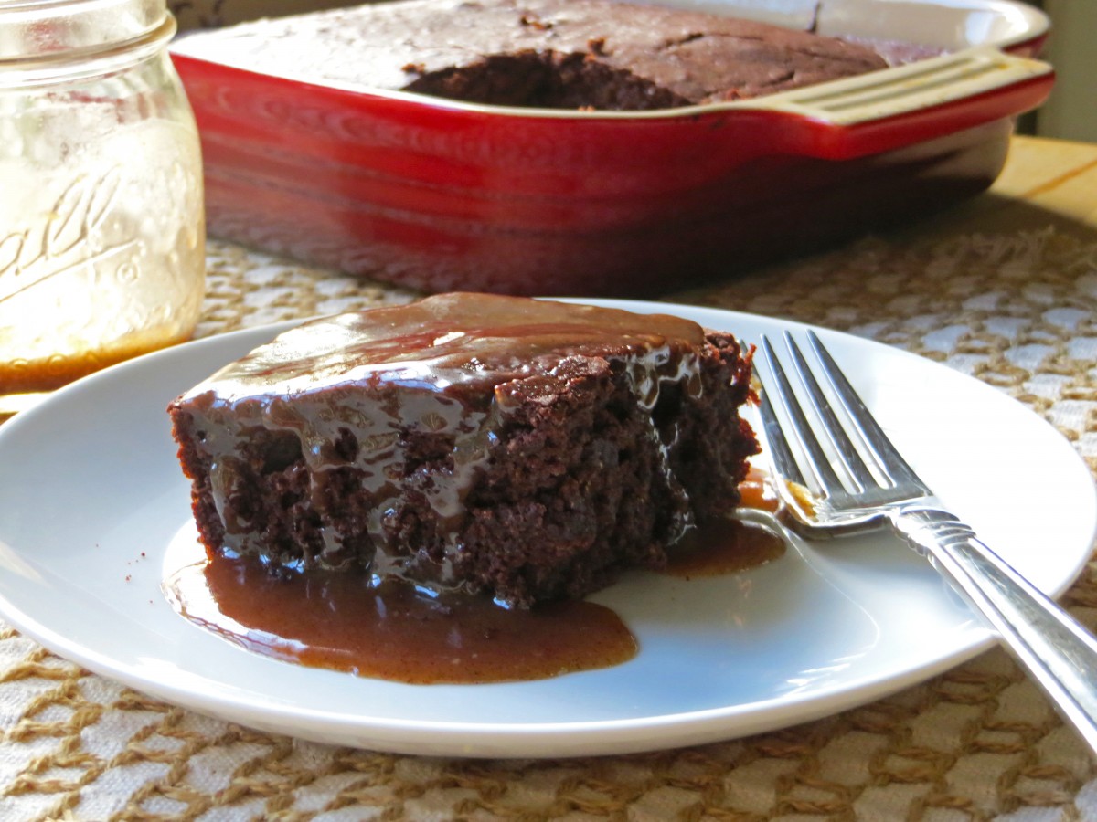 Chocolate Cake with Maple Butter Sauce