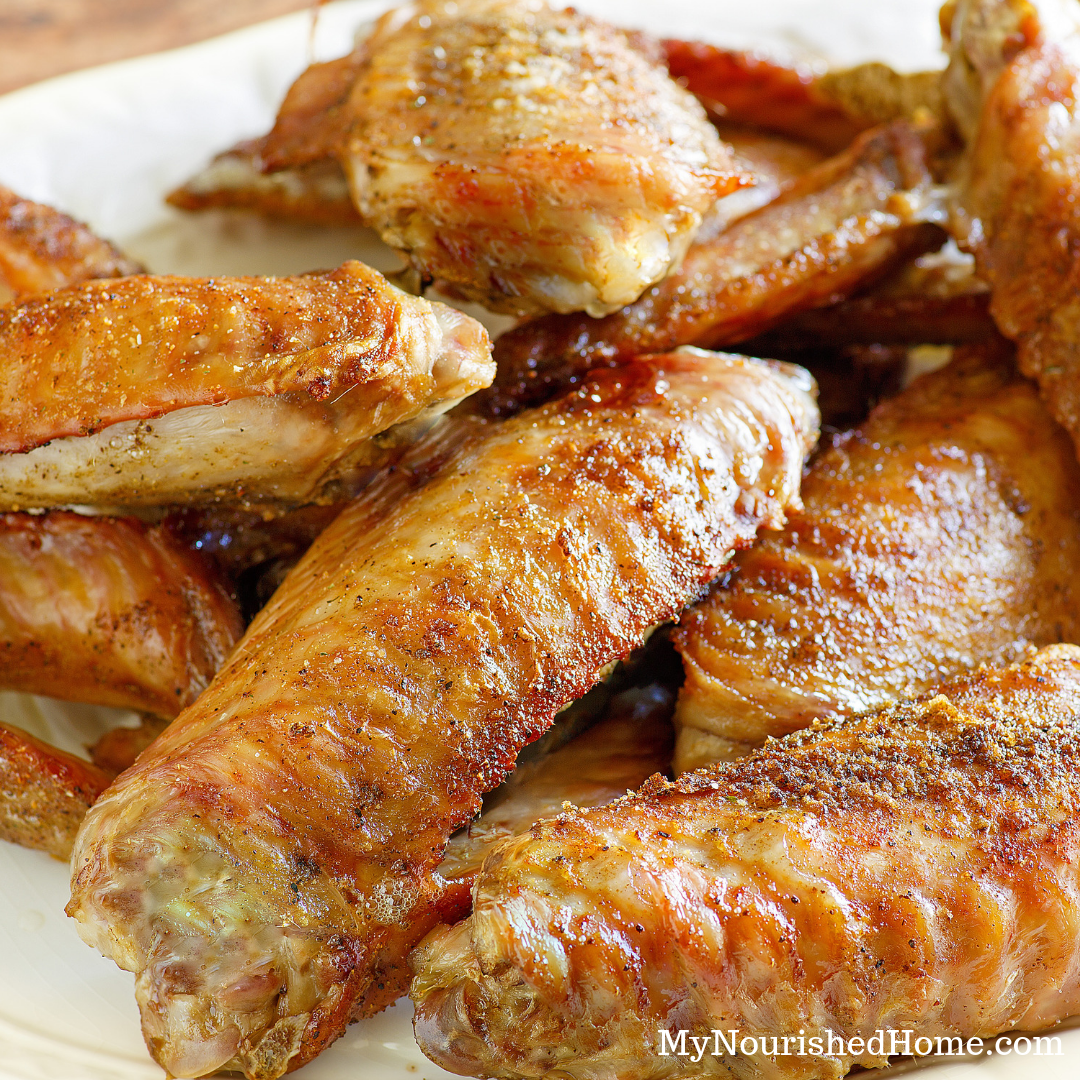 Baked Turkey Wings  Super Crispy and Flavorful