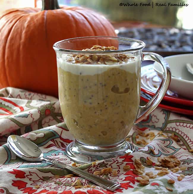 Pumpkin Overnight Oats with Chia