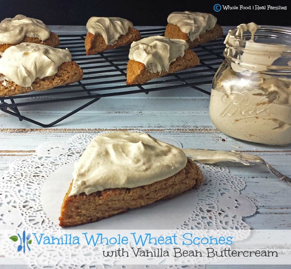 Vanilla Whole Wheat Scones