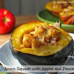 Acorn Squash with Apples and Pancetta