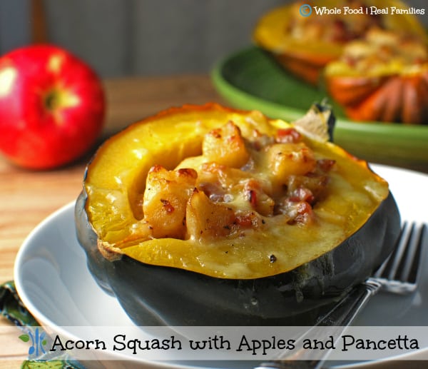 Acorn Squash with Apples and Pancetta