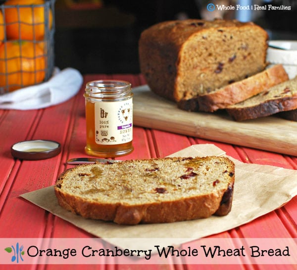 Orange Cranberry Whole Wheat Bread