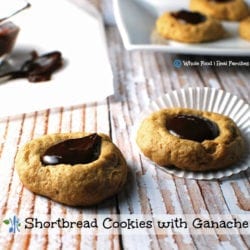 Shortbread Cookeis with Ganache