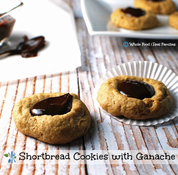 Shortbread Cookeis with Ganache