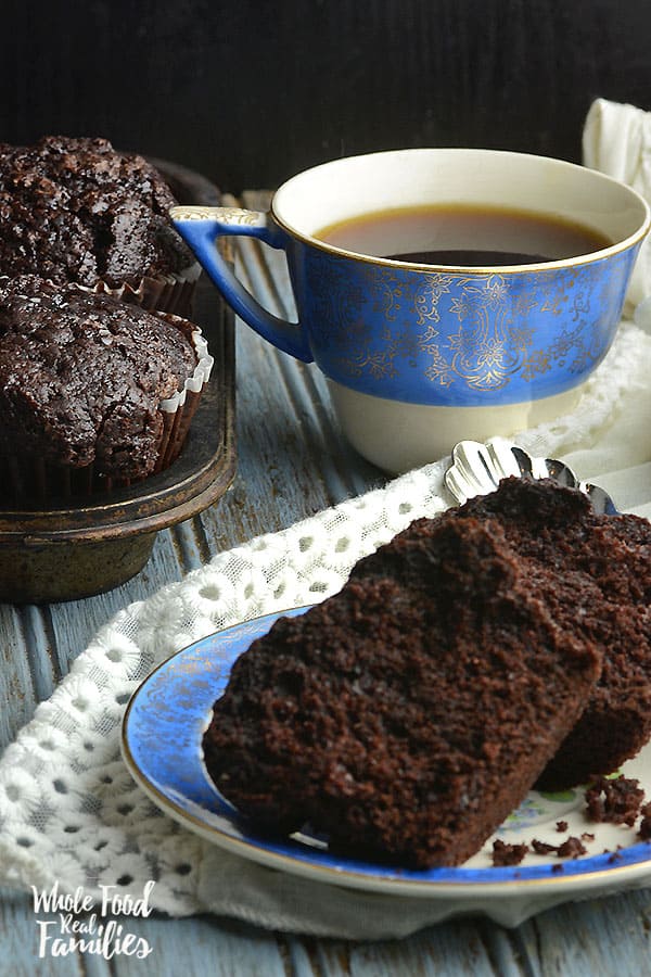 Healthy Chocolate Muffins 600x900
