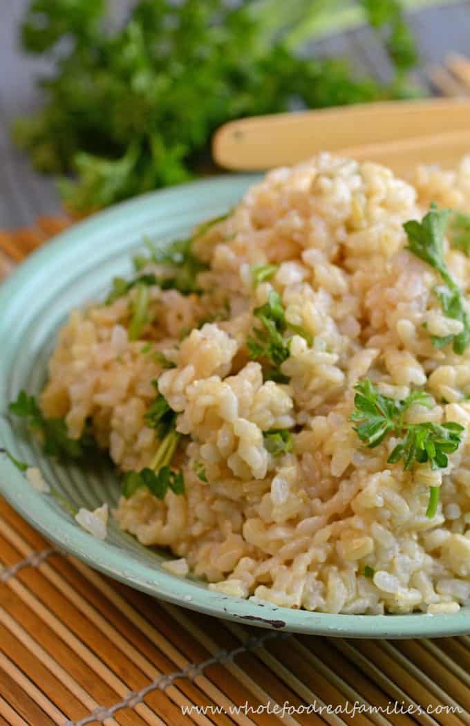 Herbed Brown Rice