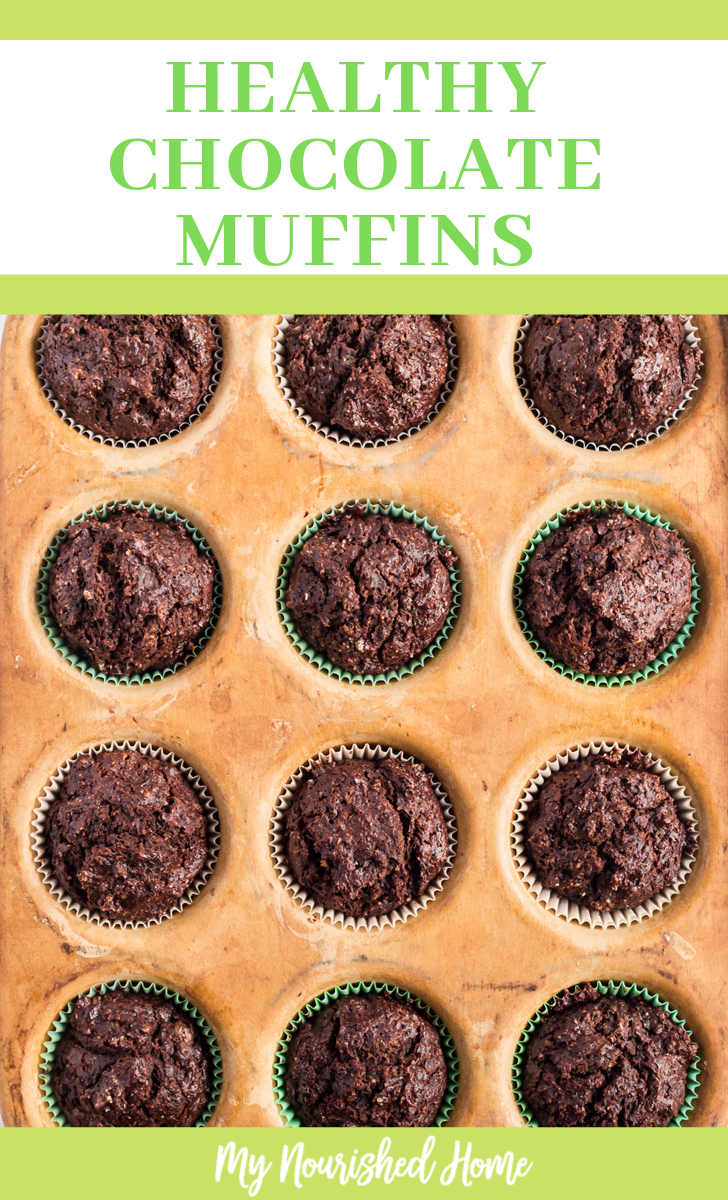 These Healthy Chocolate Muffins help you eat well and have your chocolate too! They are richly chocolate, so my kids love them. And healthy enough that I can actually serve them for breakfast with no guilt! Just a tip: these freeze great! Just thaw them in the fridge for a quick breakfast or the lunchbox!