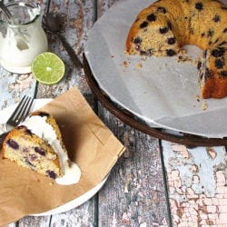 Maple Berry Cornmeal Cake. A clean eating, whole food recipe. No refined ingredients.