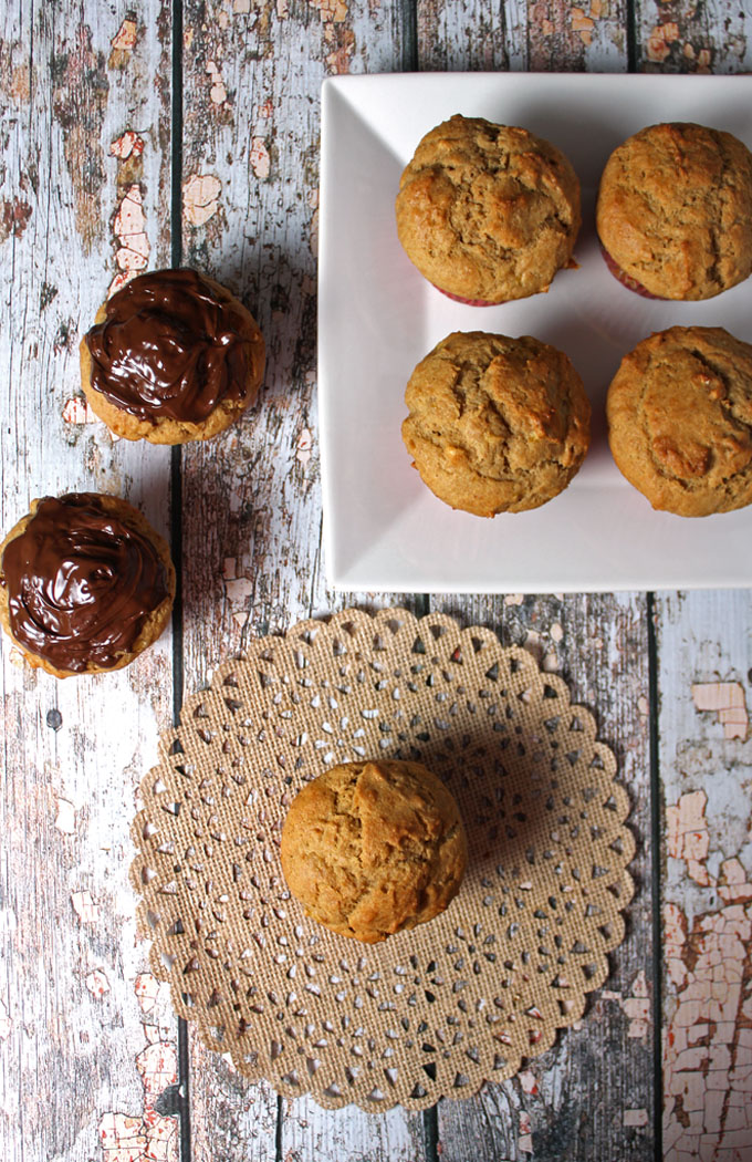 Peanut Butter Banana Muffins