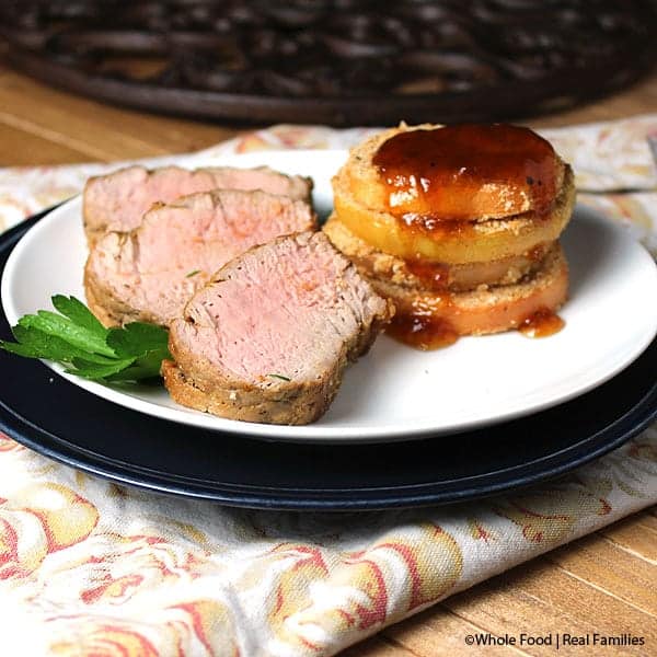 Pork Tenderloin with Chipotle Apricot Glaze.