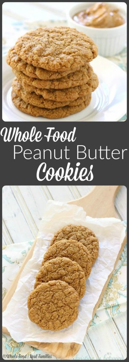 Whole Food Peanut Butter Cookies