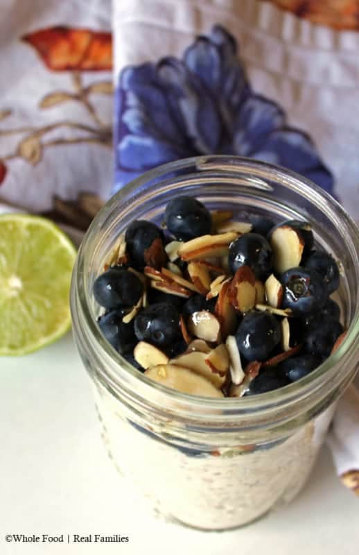 Blueberry Lime Overnight Oats