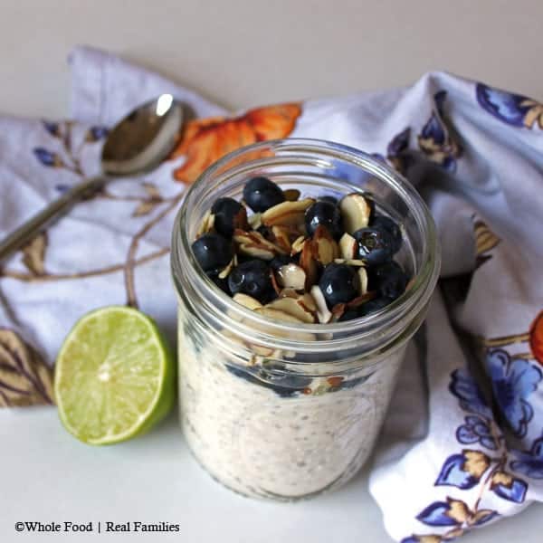 Blueberry Lime Overnight Oats