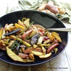 Fingerling Potato Medley with Onions and Peppers