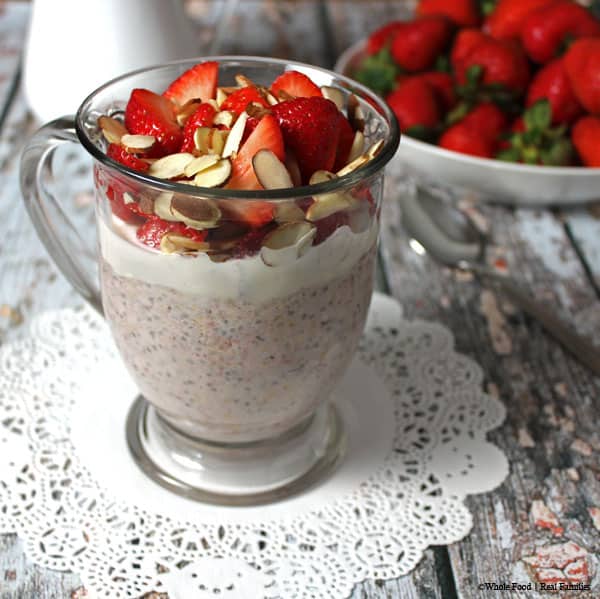 Strawberries and Cream Overnight Oats