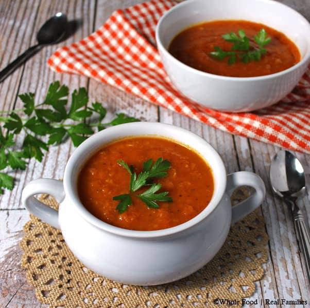Classic Tomato Soup from fresh tomatoes
