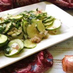 Cucumber Shallot Salad