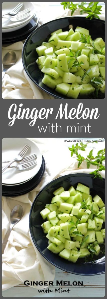 Ginger Melon with Mint 