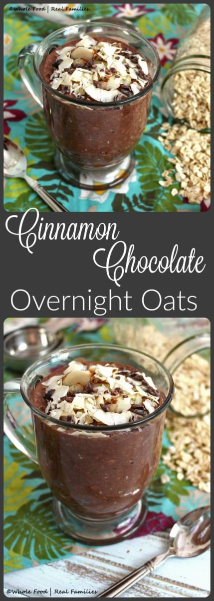 Cinnamon Chocolate Overnight Oats 