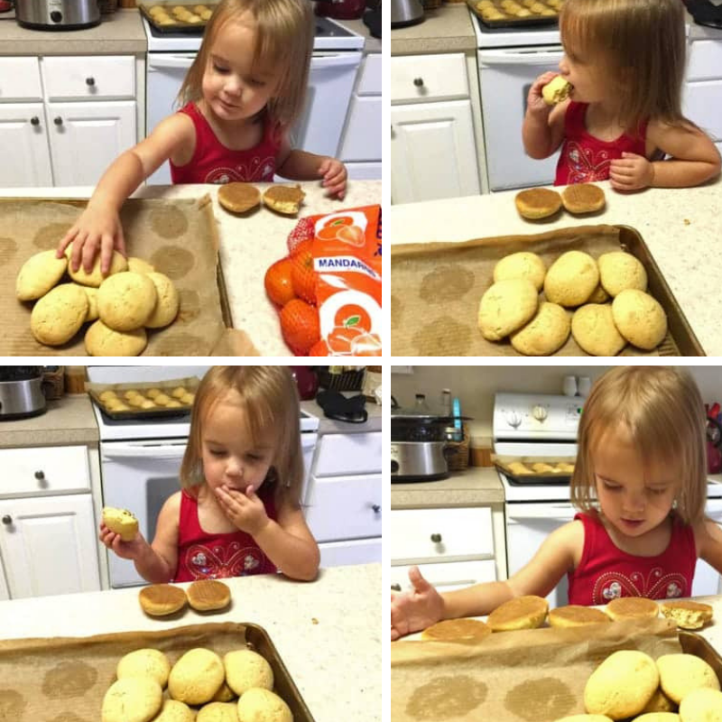 Old Fashioned Tea Cakes are kid approved