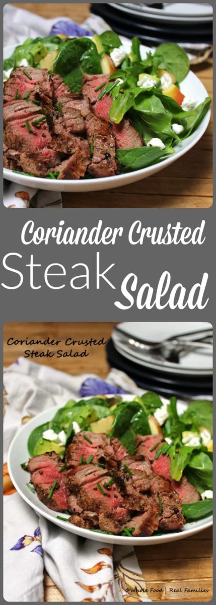 Coriander Crusted Steak Salad