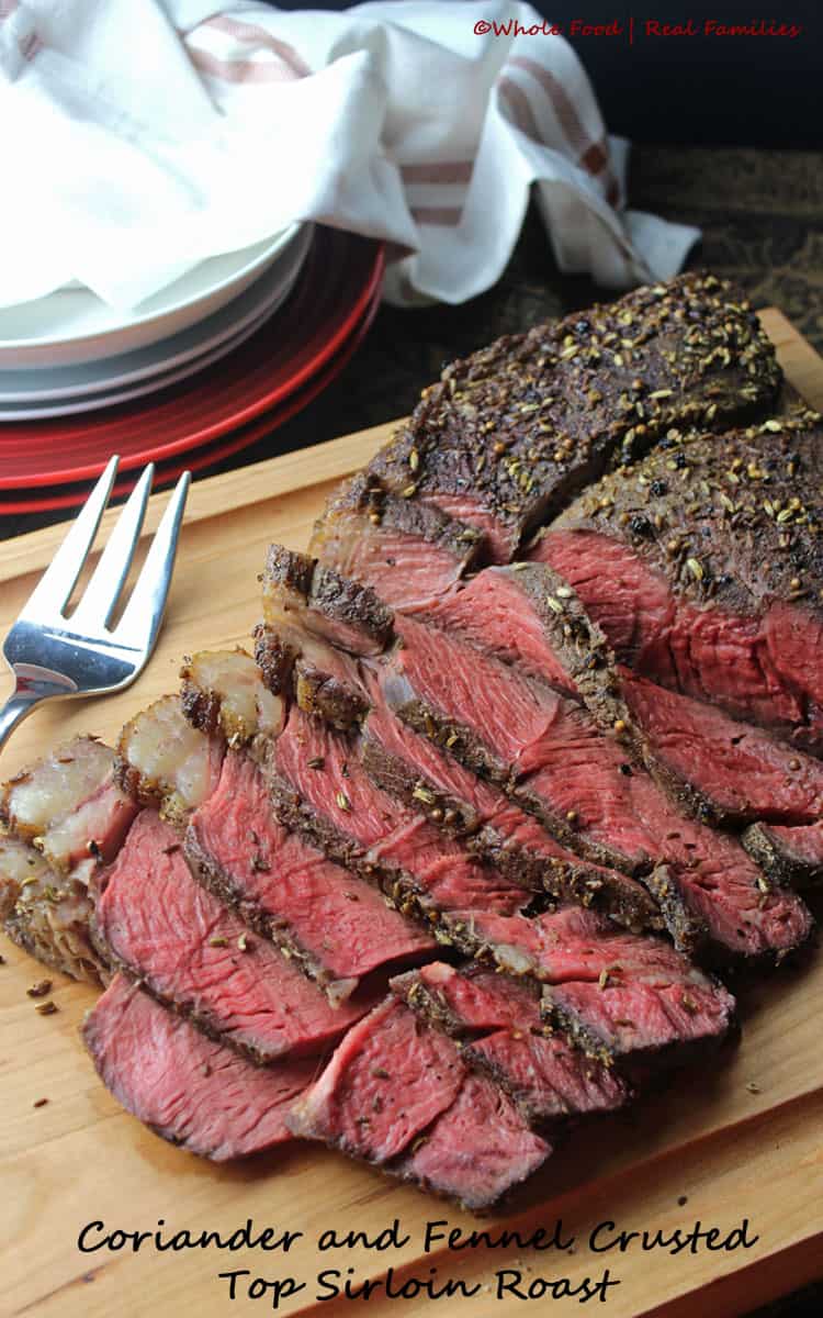 Coriander and Fennel Crusted Top Sirloin Roast