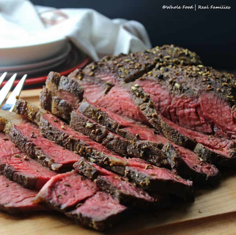 Coriander and Fennel Crusted Top Sirloin Roast