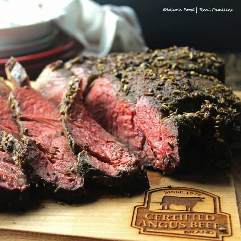 Coriander and Fennel Crusted Top Sirloin Roast