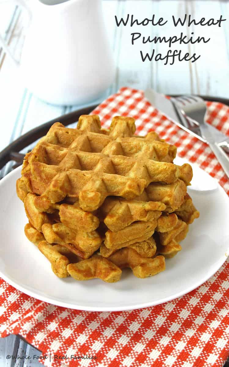 Pumpkin Whole Wheat Waffles