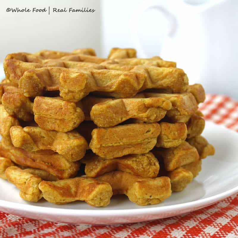 Pumpkin Whole Wheat Waffles