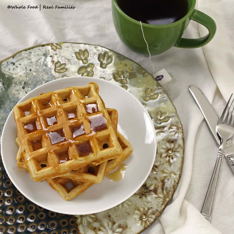 Healthy Whole Wheat Waffles