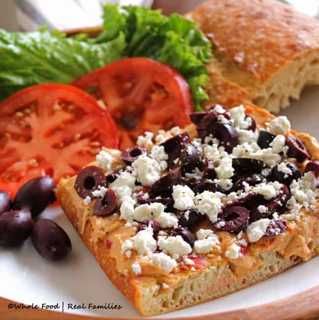 Greek Salad Sandwich