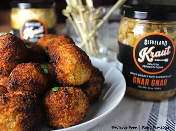 Gnar Gnar Sauerkraut Balls by Whole Food | Real Families