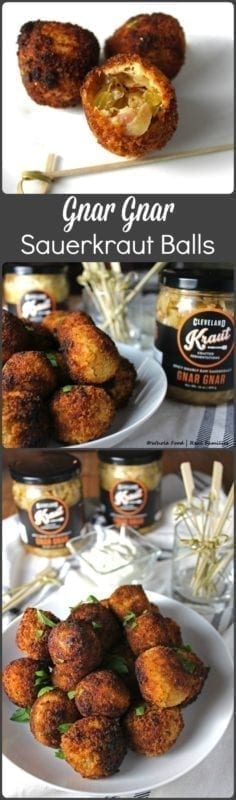 Gnar Gnar Sauerkraut Balls by Whole Food | Real Families.