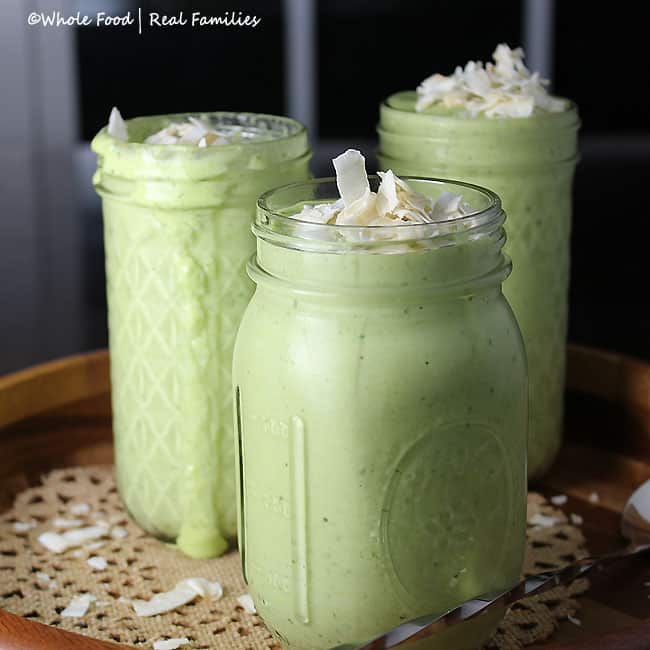 Green Pina Colada Smoothie