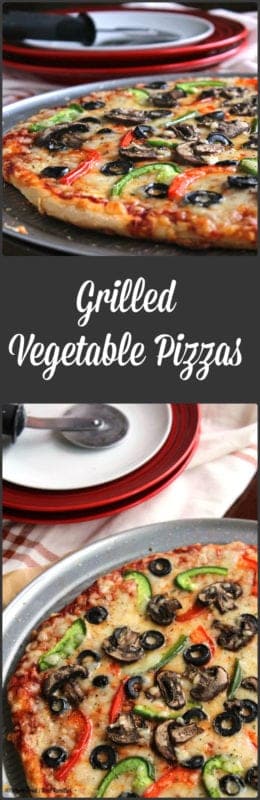 Grilled Vegetable Pizzas