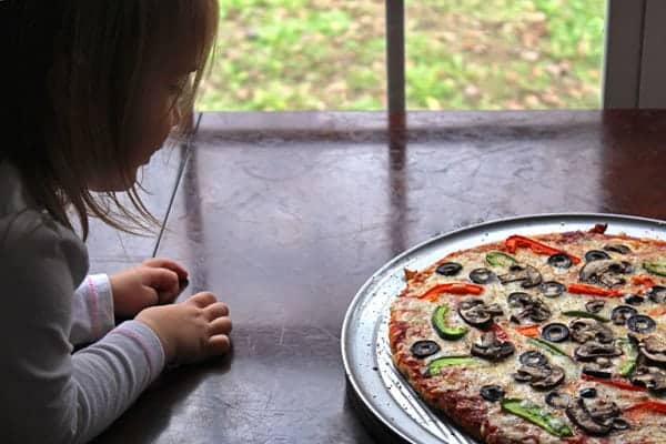 Grilled Vegetable Pizzas for kids