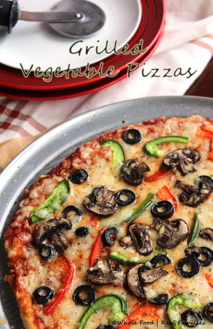 Grilled Vegetable Pizzas